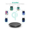 RAVPOWER Qi-certified Wireless Charging Pad 10W (GrimworX) - Image 5