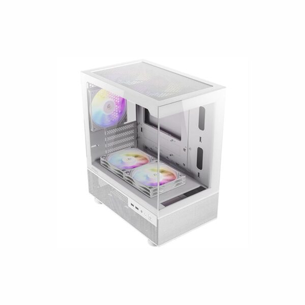 Antec CX200M Elite Micro-ATX | ITX RGB Mini-Tower Gaming Chassis - White - Image 7