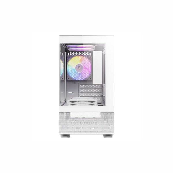 Antec CX200M Elite Micro-ATX | ITX RGB Mini-Tower Gaming Chassis - White - Image 2
