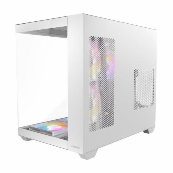 Antec CX800 Elite ATX | Micro-ATX | ITX RGB Mid-Tower Dual Chamber Gaming Chassis - White - Image 4