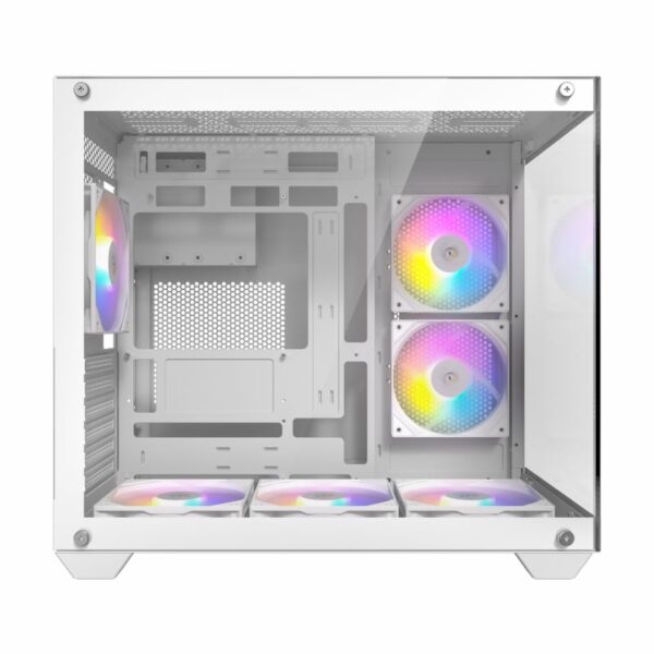 Antec CX800 Elite ATX | Micro-ATX | ITX RGB Mid-Tower Dual Chamber Gaming Chassis - White - Image 7