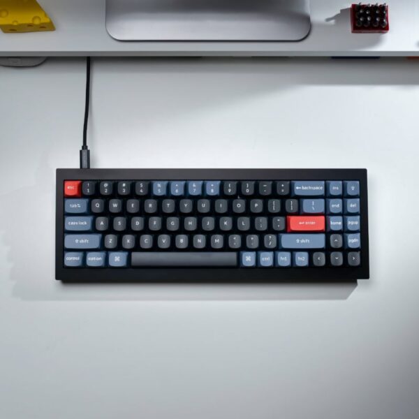 Keychron Q7 70% Red G Pro Switches Aluminium RGB Wired Keyboard - Black - Image 3