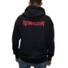 REDRAGON HOODIE WITH FRONT and BACK LOGO - BLACK - LARGE - Image 5
