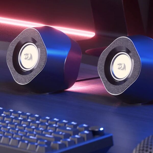 REDRAGON 2.0 KAIDAS PC Gaming Speaker - Black - Image 5