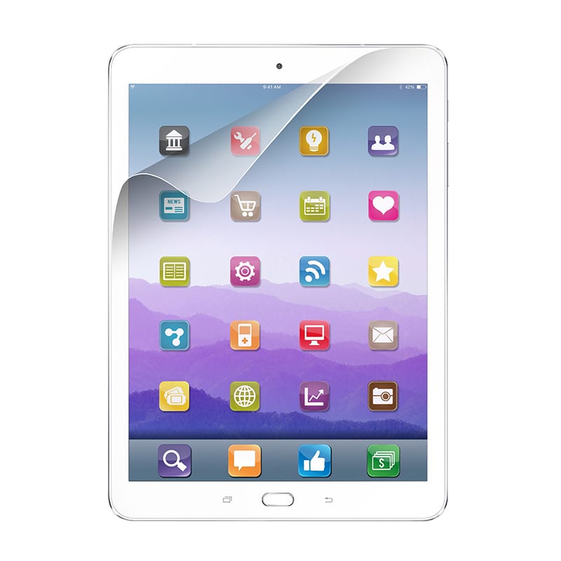 Port Connect Universal Screen Protector for 11" Tablets Twin Pack - Clear - Image 2