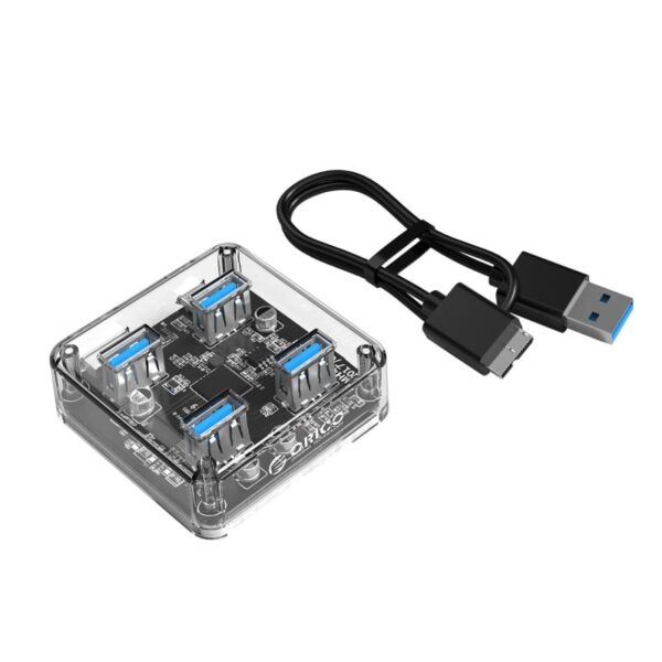 ORICO 4 Port USB3.0 Transparent Hub - Image 5