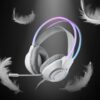 Redragon SCREAM Over-Ear RGB Gaming Headset - White - Image 4