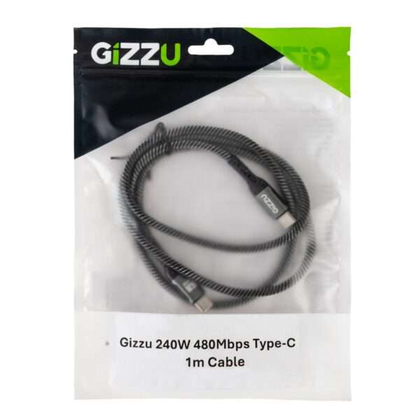 GIZZU 240W 480Mbps Type-C 2m Cable - Image 4