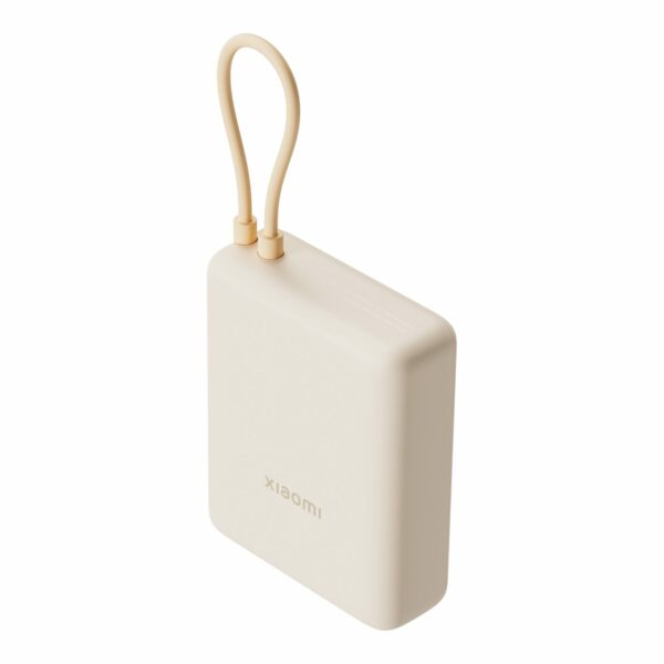 Xiaomi 33W Power Bank 10000 (Integrated Cable) - Tan - Image 7
