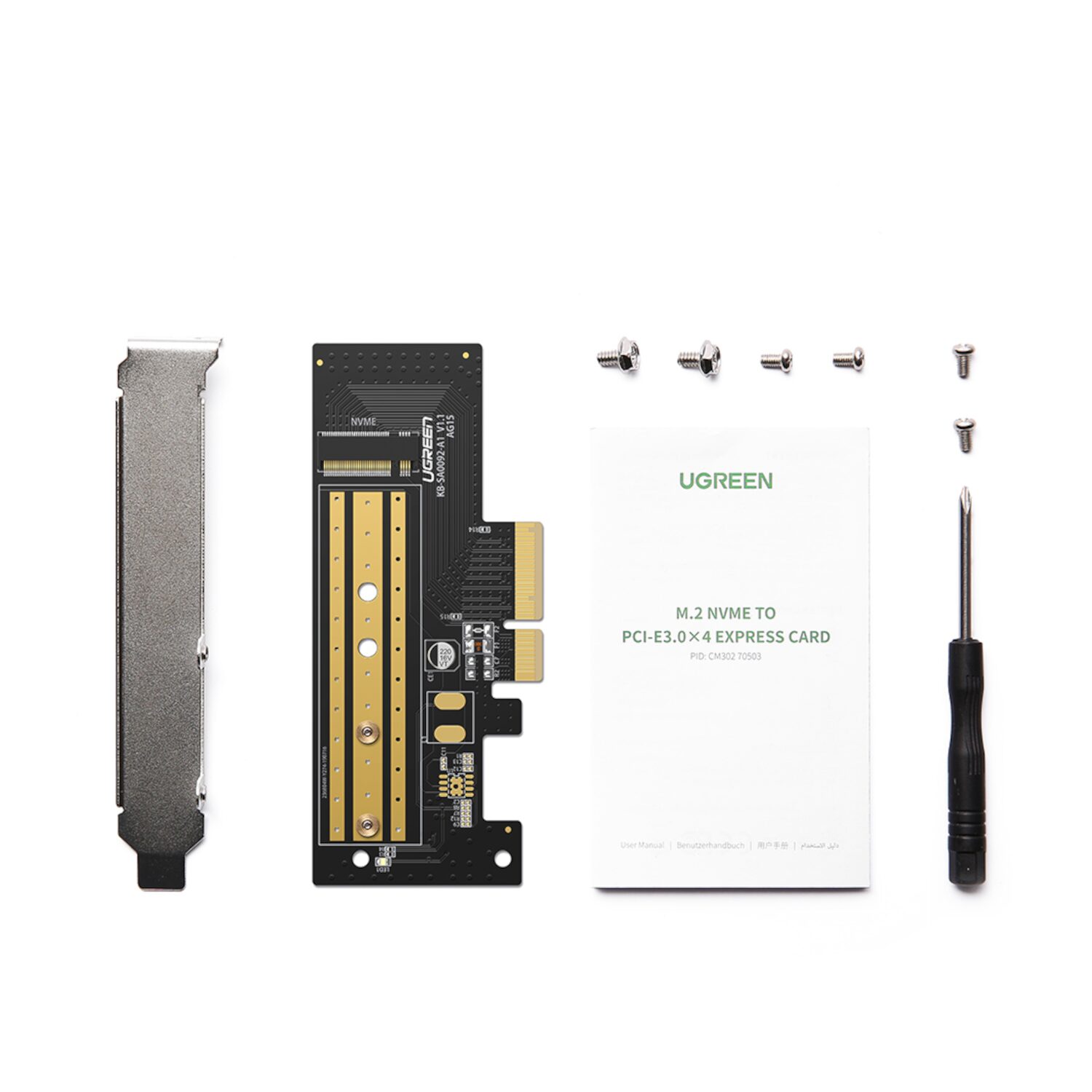 UGREEN CM302 M.2 NVME to PCI-E3.0X4 Express Card - Image 4
