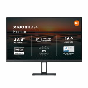 Xiaomi A24i 24″ Full HD 1080p IPS Monitor (100Hz, 6ms, 16:9, HDMI/DP, Flicker-Free, and VESA Mount)