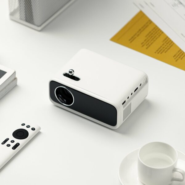 WANBO MINI PRO 720p 250ANSI Android 9.0 Smart Projector - White - Image 6