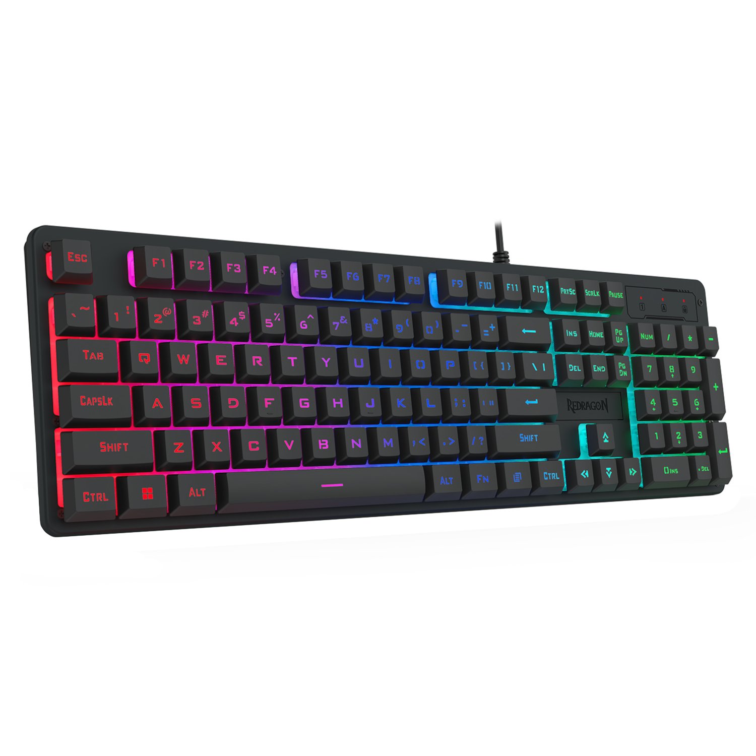 Redragon K521 RGB NETHERBANE 104-Key Membrane Gaming Keyboard - Image 4