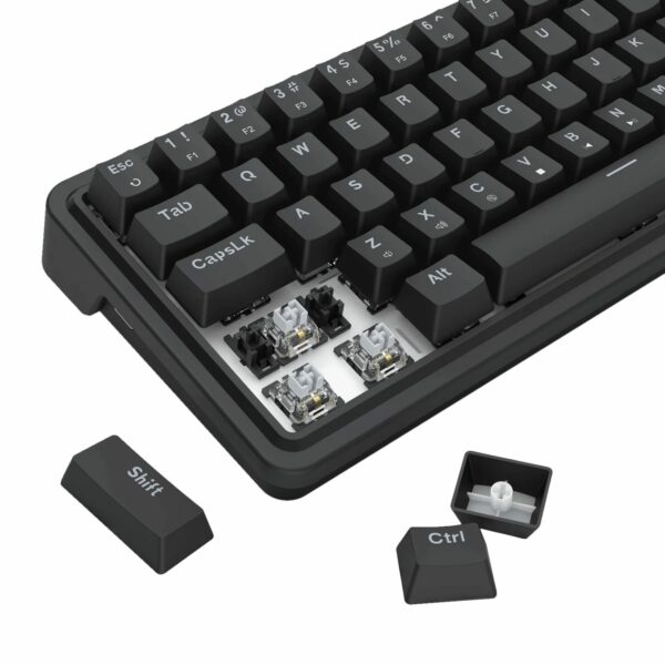 Redragon NOVA K709 65% Wired Gasket RGB Gaming Keyboard - Black - Image 4