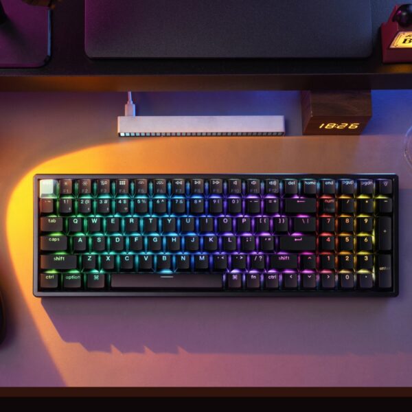 Keychron K4 HE 96% Magnetic Switch Hot-Swap RGB Wireless Keyboard – Black - Image 10