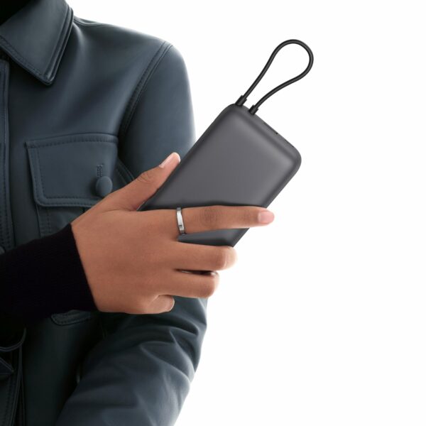 Xiaomi Power Bank 20000mAh (Integrated Cable) - Grey - Image 3