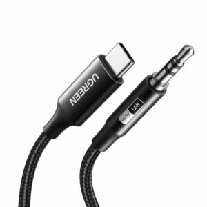 UGREEN USB Type-C to 3.5mm AUX Audio Cable 2M – Black