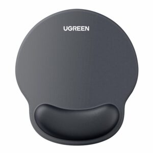 UGREEN LP668 Ergonomic Mousepad with Wrist Rest (220 x 245 mm) – Black