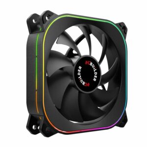 PCBuilder TORNADO CHILL 120mm ARGB Fan – Black