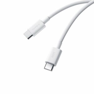 Xiaomi 3A Braided USB Type-C to USB Type-C Cable 1M – White