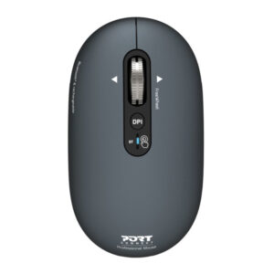 Port Connect PURE MAC Rechargeable Wireless and Bluetooth Mouse – Shadow