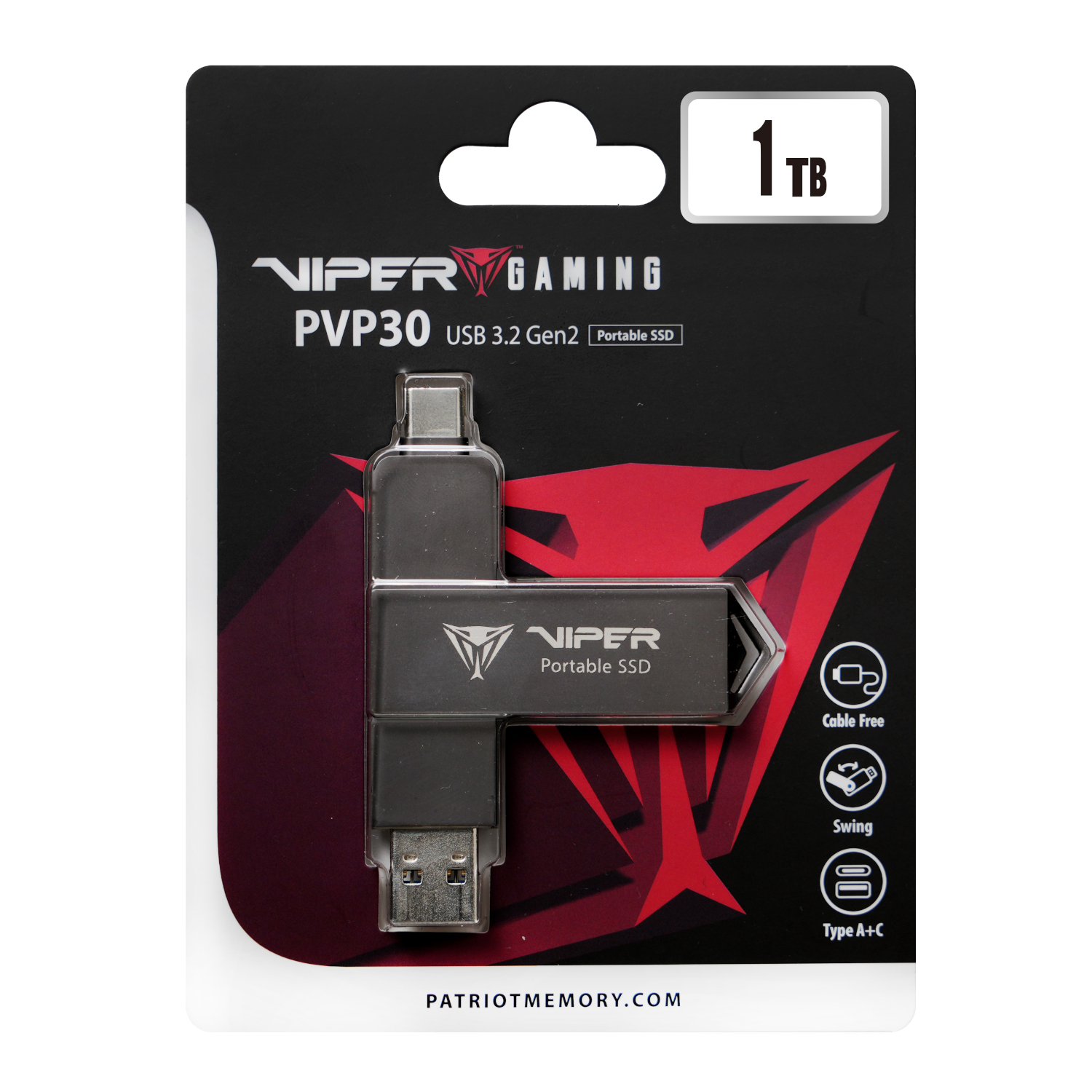 Patriot PVP30 1TB Duo Compact External Portable SSD - Image 5