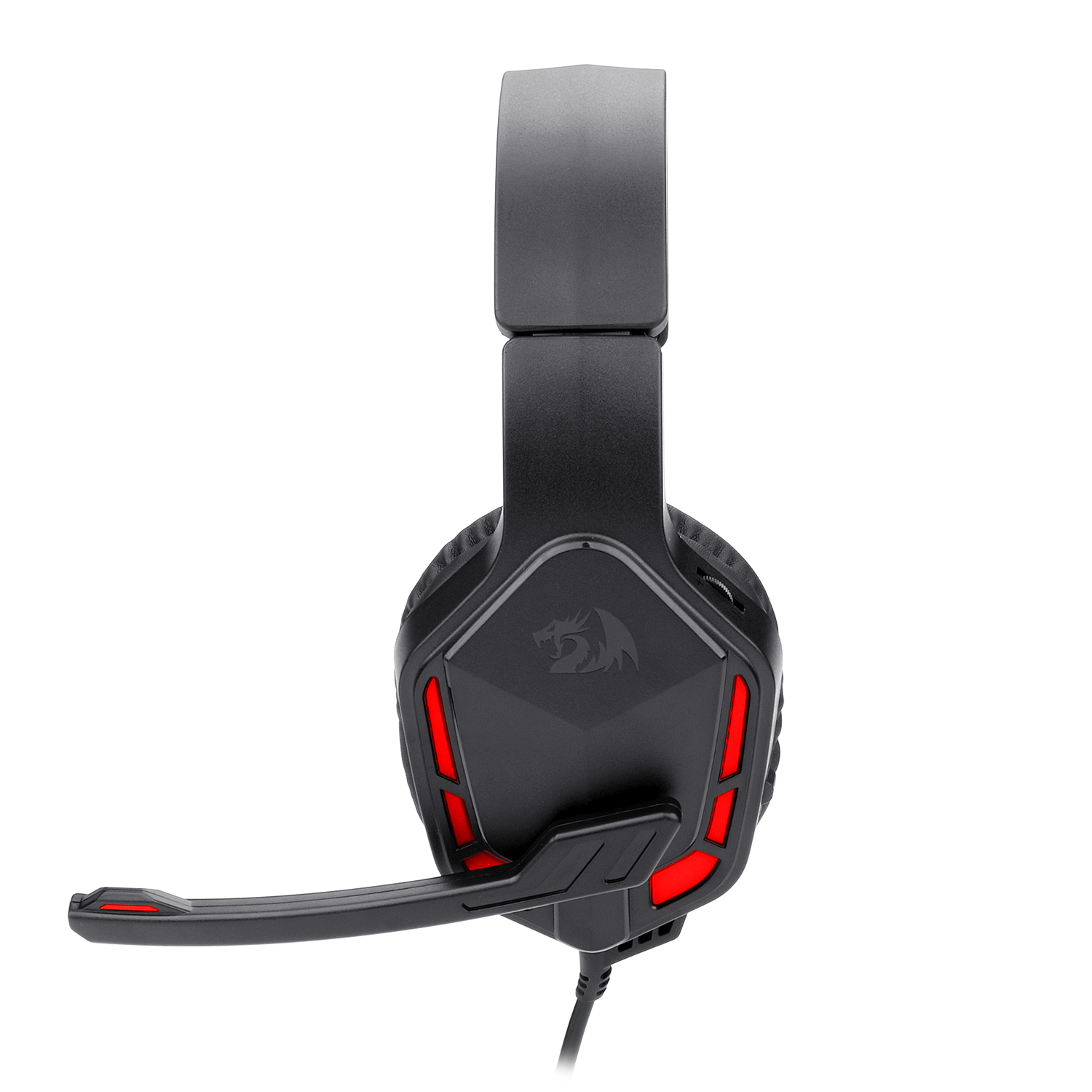 Redragon H220 THEMIS LED Wired Over-ear Gaming Headset – Black - Image 3