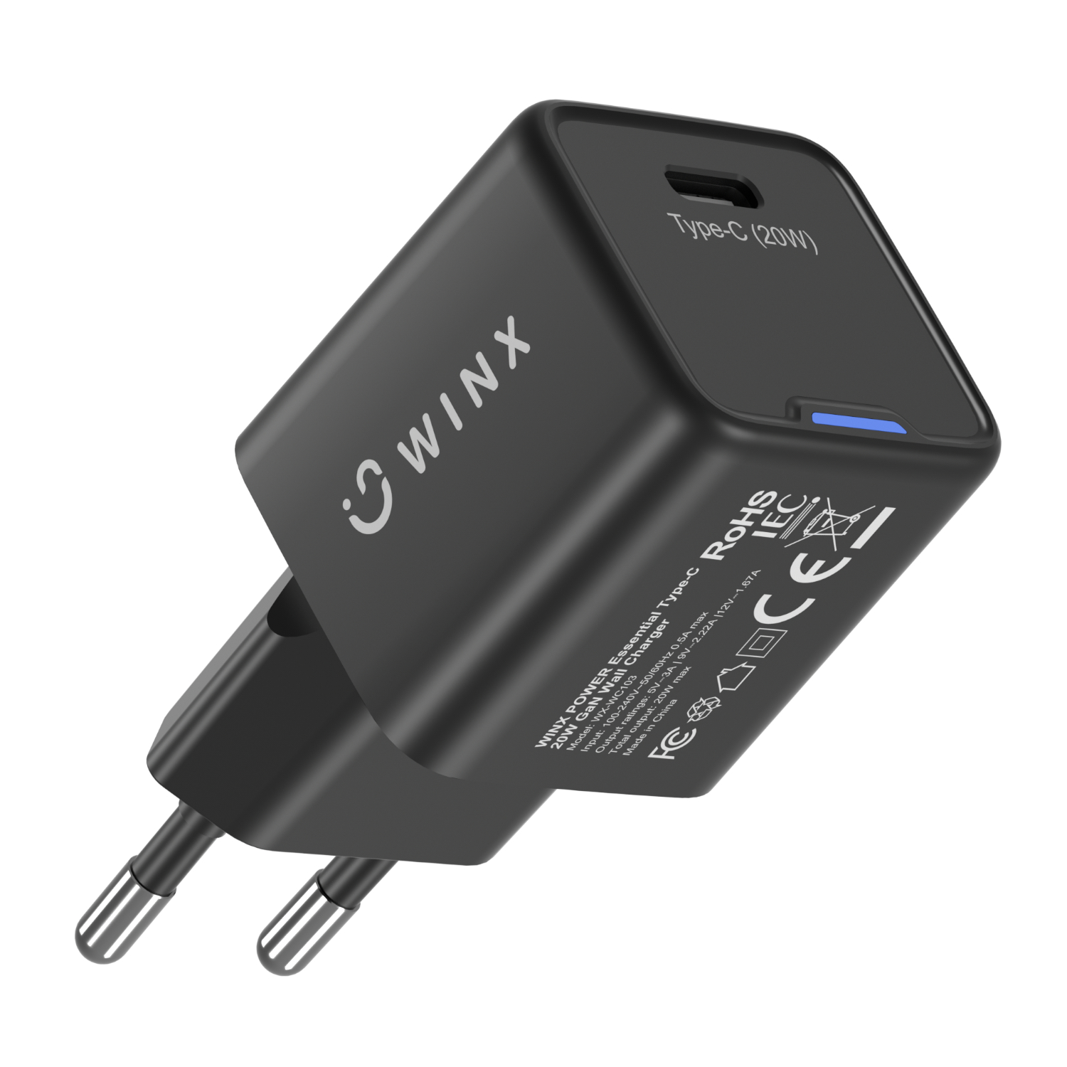 WINX POWER Essential Type-C 20W GaN Wall Charger - Image 5