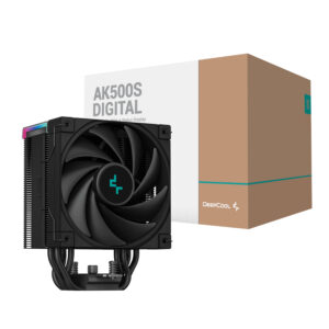 DeepCool AK500S Digital 120mm Air CPU Cooler – Black