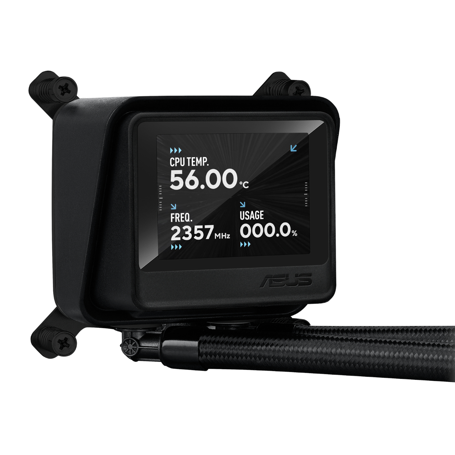 Asus MAX Gaming LC 360 ARGB LCD All-in-one CPU Liquid Cooler - Black - Image 4