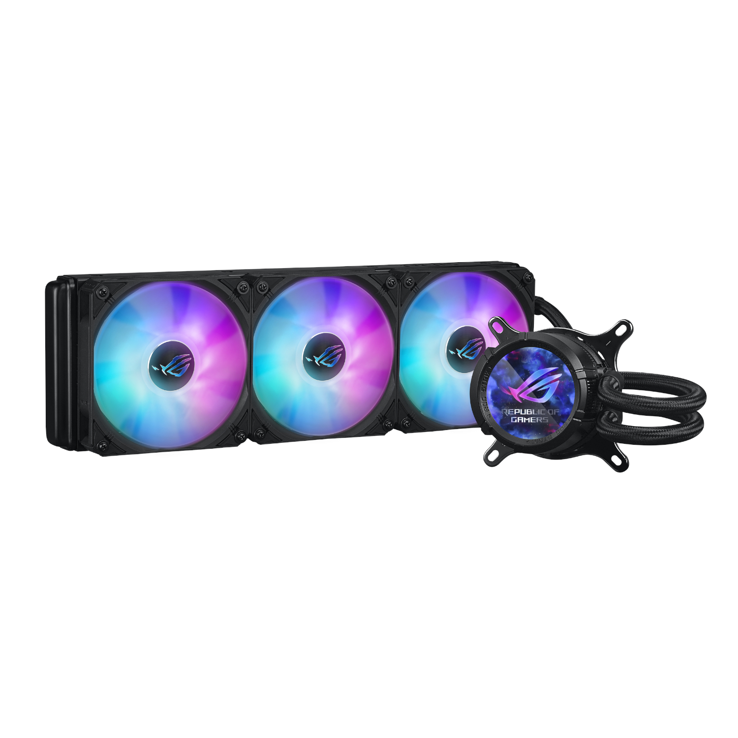 Asus ROG STRIX LC III 360 ARGB LCD All-in-one CPU Liquid Cooler - Black - Image 2