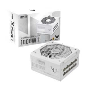 Asus TUF Gaming 1000W 80 PLUS Gold ATX Modular Power Supply – White