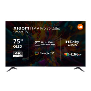 Xiaomi A Pro 75″ QLED 4K Smart TV (HDR10+, Google TV, Dolby Audio, 60Hz)