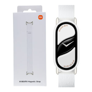 Xiaomi Smart Band 10 Magnetic Kona Leather Strap – Glacier White