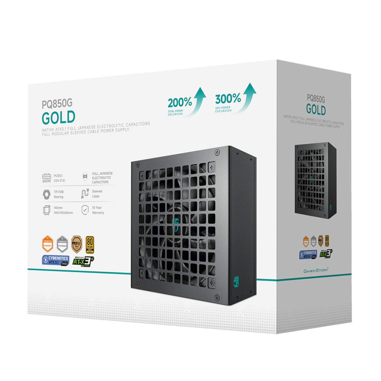 DeepCool PQ850M 850W 80 PLUS GOLD Fully Modular Power Supply - Image 6