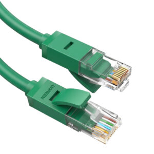 UGREEN RJ45 CAT6 0.5m LAN Network Cable – (1Gbps, 250MHz) – Green