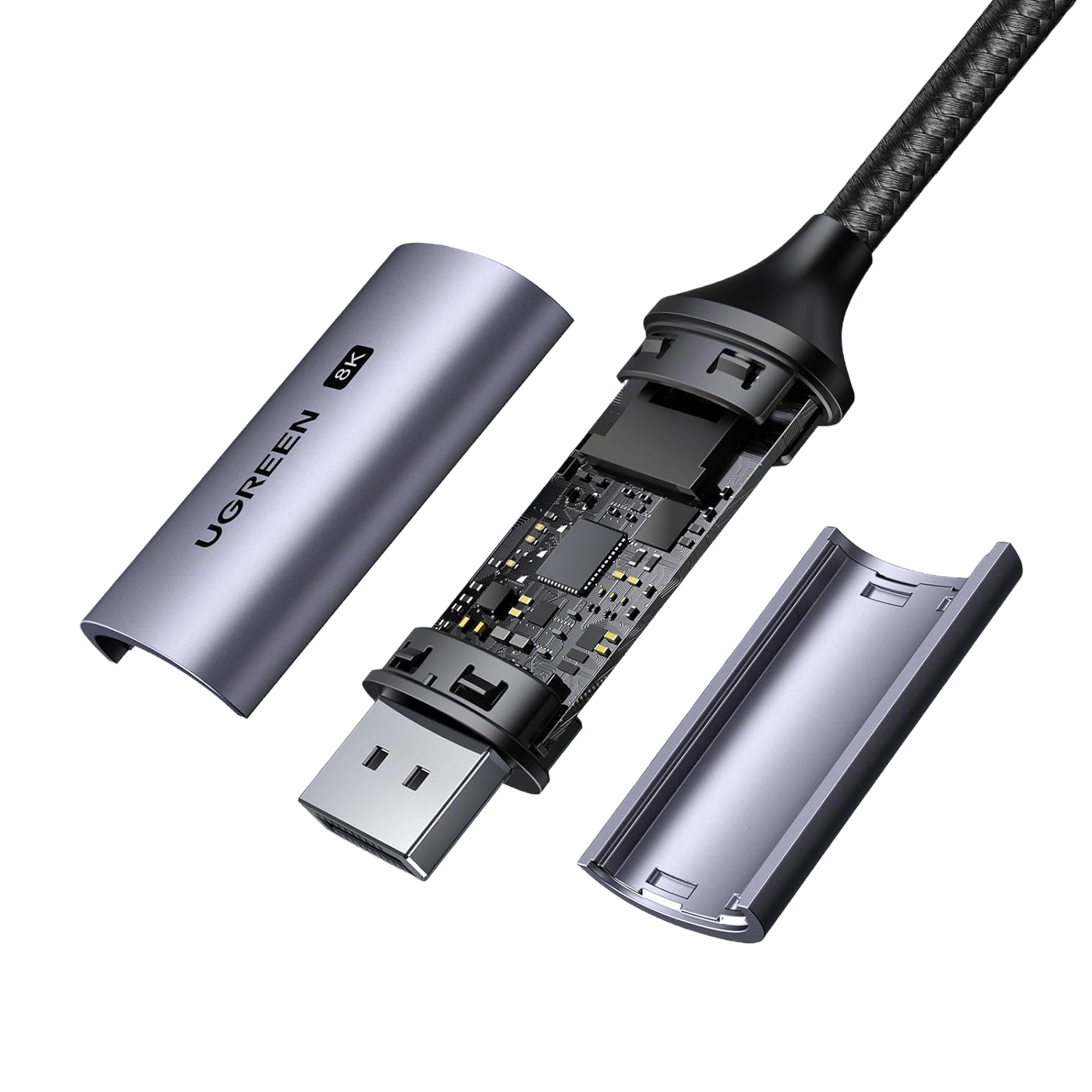 UGREEN USB Type-C to DisplayPort 1.4 Cable 1m - Image 2