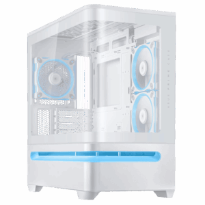 ASUS Prime AP202 ARGB mATX White Chassis