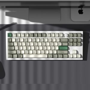 Keychron Q3 Max 80% Full Assembled Knob Red Switch Hot-Swap Gateron Jupiter RGB Wireless Keyboard – Shell White