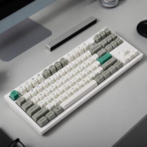 Keychron Q3 Max 80% Full Assembled Knob Red Switch Hot-Swap Gateron Jupiter RGB Wireless Keyboard – Shell White