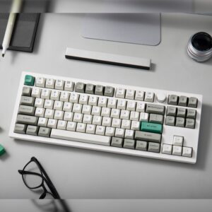 Keychron Q3 Max 80% Full Assembled Knob Red Switch Hot-Swap Gateron Jupiter RGB Wireless Keyboard – Shell White